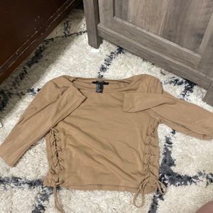 Forever 21 crop top with open sides